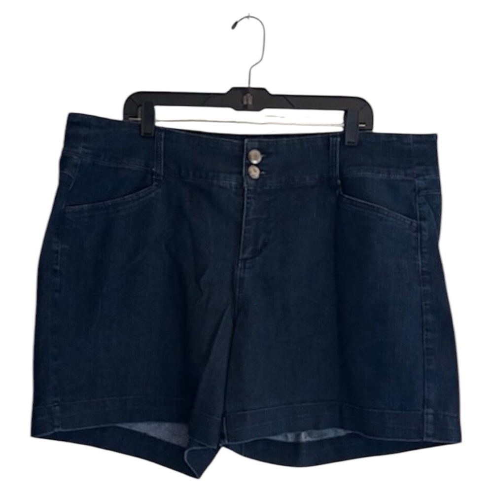Westport 62 Dress Barn Blue Jeans Shorts - Women's Plus Size 20 Signature Fit